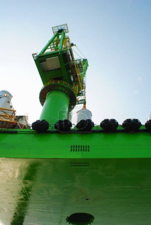 Bau von Offshore-Windkraftanlagen in der Nordsee