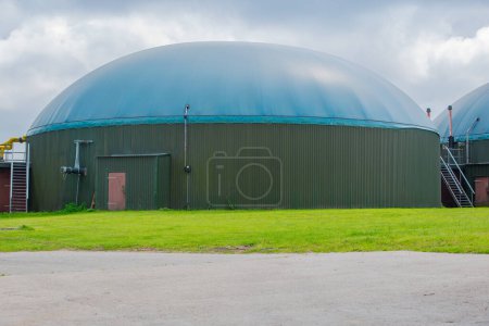 Planta de biogás para generación de energía y generación de energía