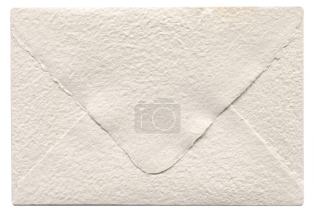 Téléchargez les photos : Enveloppe. Enveloppe en papier artisanal sur fond blanc isolé. - en image libre de droit