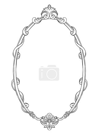 Photo for Vector illustration of frame for decoration - Royalty Free Image