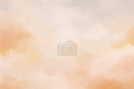 Photo for Modern brush strokes painting. soft color painted illustration of soothing composition for poster, wall art, banner, card, book cover or packaging. watercolor - Royalty Free Image