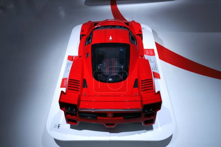 Téléchargez les photos : Modène, 16 juin 2023, Musée MEF Enzo Ferrari, voiture de sport Ferrari FXX originale pour les compétitions - en image libre de droit