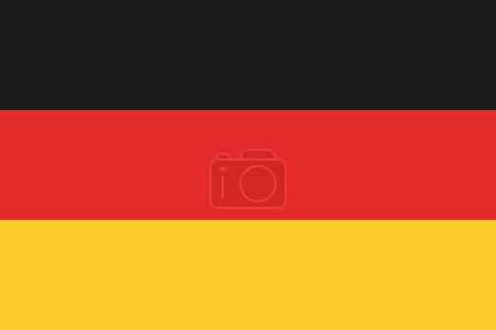 Ilustración de Alemania Bandera eps vector original - Imagen libre de derechos