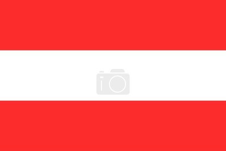 Ilustración de Bandera nacional de Austria eps - Imagen libre de derechos