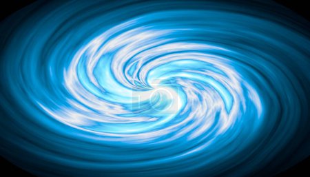 Foto de Representación 3D de la galaxia, girando una espiral. ilustración abstracta - Imagen libre de derechos
