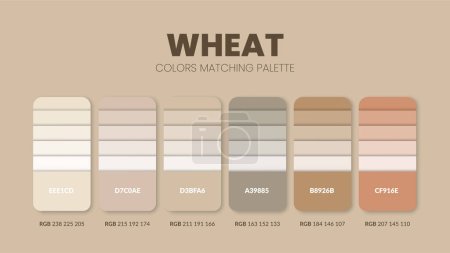 Color palette in a Passion colour themed collections. Color scheme or colors chart template. Color combination set of RGB, HSL and HEX codes. Color swatch for art, fashion, home design, or web design.
