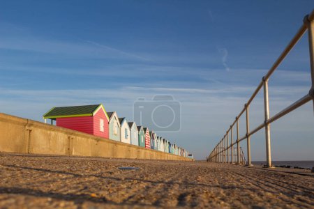 Beach huts at Southwold, Suffolk,  England, United Kingdom, 