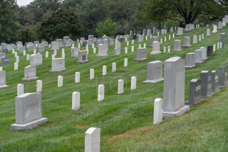 Foto de Cementerio militar estadounidense creado durante el Wa Civil - Imagen libre de derechos