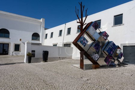 Interior of the courtyard of the Citadel of the Palace of Cascais