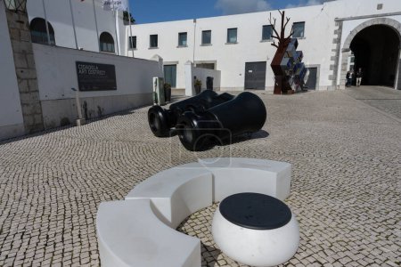 Interior of the courtyard of the Citadel of the Palace of Cascais