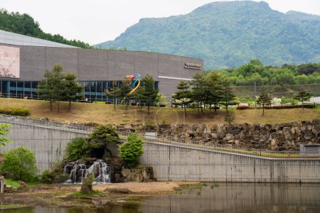 Photo for Taekwondowon venue and park in South Korea. High quality photo - Royalty Free Image