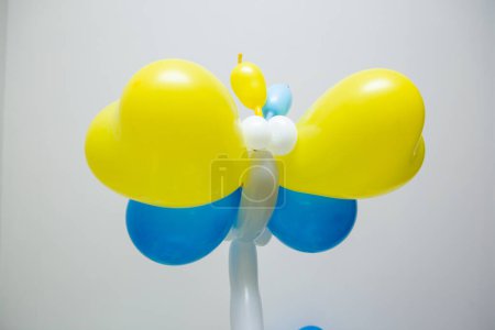 Schmetterling aus Luftballons, Figur aus Latexballons