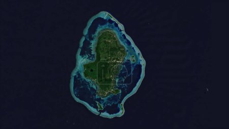 Wallis Island auf einer hochauflösenden Satellitenkarte