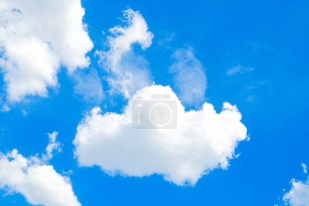 Photo for Azure Tapestry Blue Sky and Wispy Clouds - Royalty Free Image