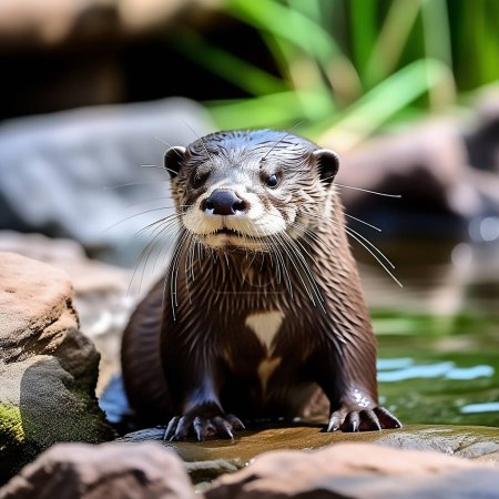 sian Small-Clawed Otter in their Natural Habitat and Playful Encounters in the Zoo