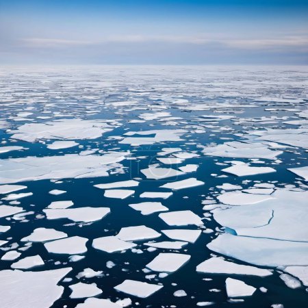 Arctic Aerial Adventure: Majestic Winter Landscape