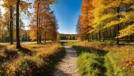 Palette der Natur: Lebendige Herbstfarben im Wald