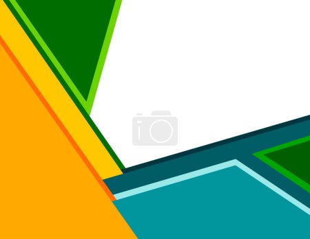 Illustration for Magazine or brochure, vector design. Abstract background. - Royalty Free Image