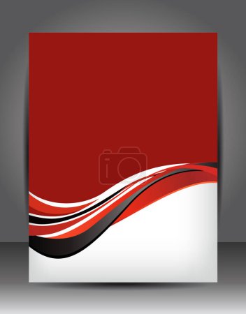 Illustration for Abstract Business Background. Layer template for brochure or flyer - Royalty Free Image