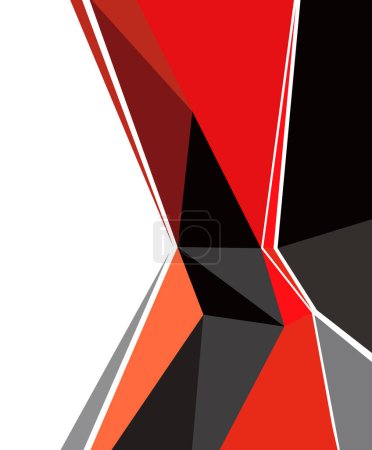 Illustration for Futuristic Design, background with triangle. Abstract design layout template. - Royalty Free Image
