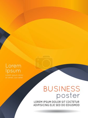 Illustration for Brochure design content background. Design layout templat - Royalty Free Image