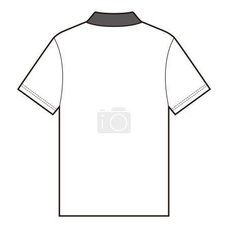 Foto de Polo camisetas camiseta top moda plano boceto - Imagen libre de derechos