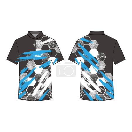 Téléchargez les photos : Top T-shirt Manches courtes T-shirt Sportwear Bowling Tennis wear Soccer wear - en image libre de droit