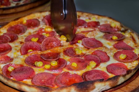 Téléchargez les photos : Pizza pizza italienne cuisine italienne cuisine italienne - en image libre de droit