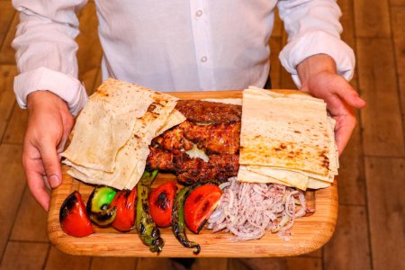 Téléchargez les photos : Viande viande nourriture turc cuisine kebap turc kebap - en image libre de droit
