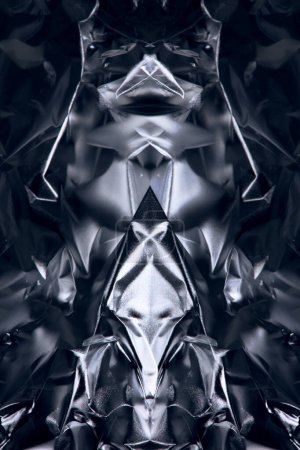 Téléchargez les photos : Illusion feuillage d'aluminium coloré design psychédélique histoires brillantes technologie moderne partie dépliants arrière-plan de haute qualité impressions de grande taille - en image libre de droit