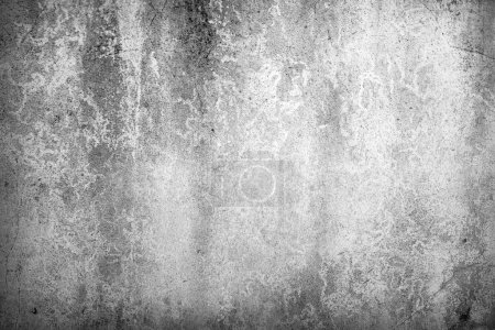 Foto de Grunge negro y blanco abstracto malestar fondo o textura, forma horizontal con espacio para su diseño - Imagen libre de derechos