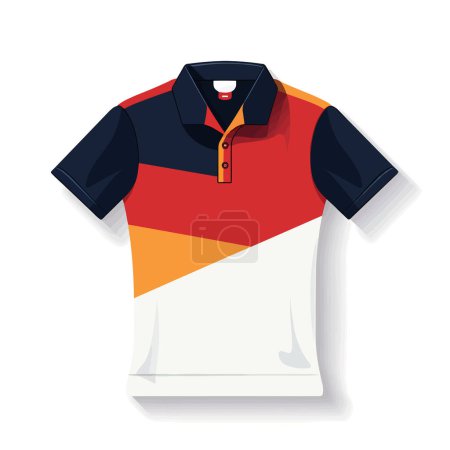 Ilustración de Polo camiseta vector aislado no blanco - Imagen libre de derechos