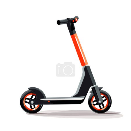 Ilustración de Juguete scooter vector plano minimalista aislado ilustración - Imagen libre de derechos
