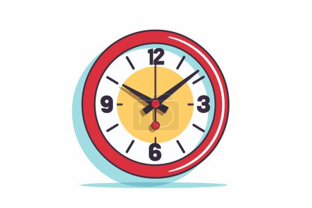 Illustration for Countdown Clock vector flat isolated vector style illustration - Royalty Free Image