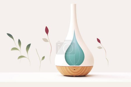 Illustration for Aromatherapy Diffuser vector flat minimalistic isolated vector style illustration - Royalty Free Image