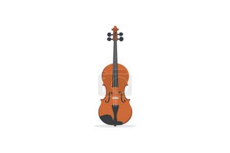 Illustration for Violin isolated vector style - Royalty Free Image
