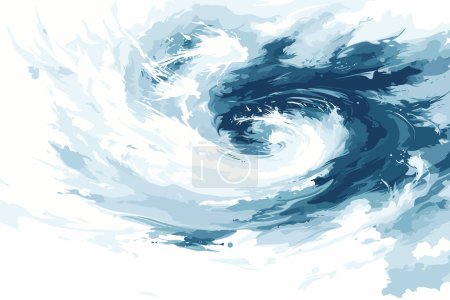 Téléchargez les illustrations : Style vectoriel isolé ouragan - en licence libre de droit