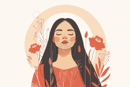 Illustration for Spiritual isolated vector style - Royalty Free Image