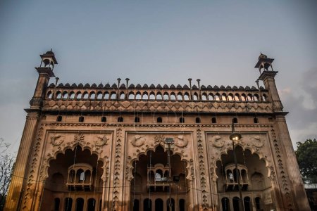Photo for Bara Imambara or Asfi Imambara is a famous landmark in Lucknow India created by Nawab of Awadh Asaf Ud Daula - Royalty Free Image