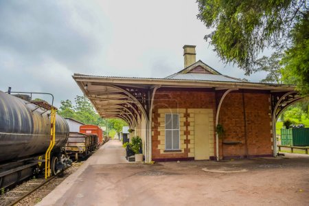 Photo for Umgeni steam railway station in Inchanga Durban South africa runs steam locomotive - Royalty Free Image