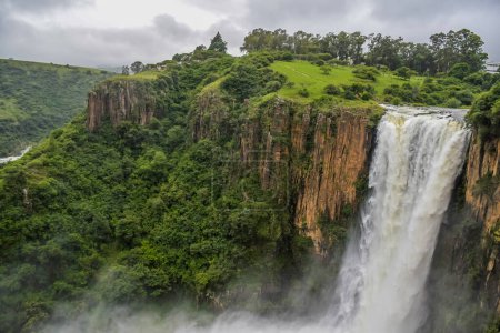 Photo for Howick falls waterfall on Umgeni river in Kzn midlands meander - Royalty Free Image