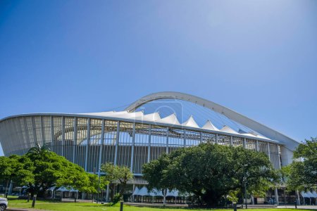 Photo for Moses Mabhida a football stadium in Dutban South Africa - Royalty Free Image