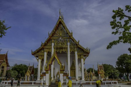 Foto de Hermoso templo budista Wat Chalong en Phuket tailandia - Imagen libre de derechos