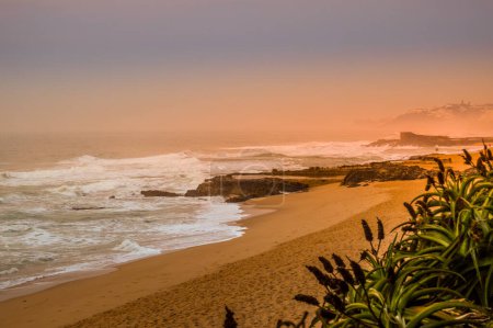 Beautiful colorful sunrise in Ballito beach Durban South Africa