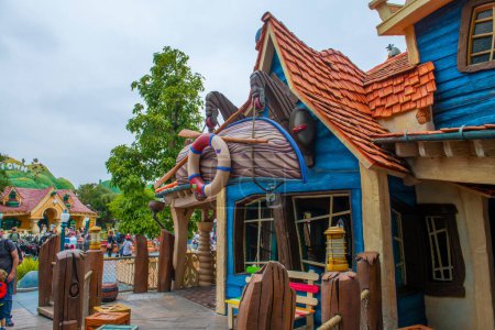 Photo for Goofy's house at Toontown in Disneyland Park in Anaheim, California CA, USA. - Royalty Free Image