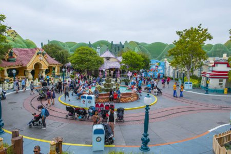 Photo for Centoonial Park at Toontown in Disneyland Park in Anaheim, California CA, USA. - Royalty Free Image