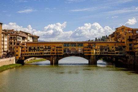 Foto de Famoso puente Vecchio en Florencia, Italia - Imagen libre de derechos