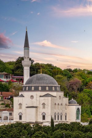 Haci Mehmet Ali Ozturk Moschee in Kuzguncuk, Bezirk Uskudar, auf der asiatischen Seite von Istanbul, Türkei