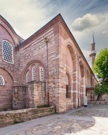 Mosquée Zeyrek, ou Molla Zeyrek Camii, mosquée de style architectural byzantin moyen du XIVe siècle, anciennement monastère du Pantokrator, située dans la rue Fazilet, district de Zeyrek, Fatih, Istanbul, Turquie