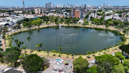 Photo for Leisure Park  at Joao Pessoa in Paraiba Brazil. Brazil Northeast. Outdoor downtown landscape. Joao Pessoa Brazil. Joao Pessoa Paraiba. - Royalty Free Image
